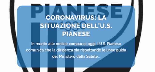 coronavirus pianese