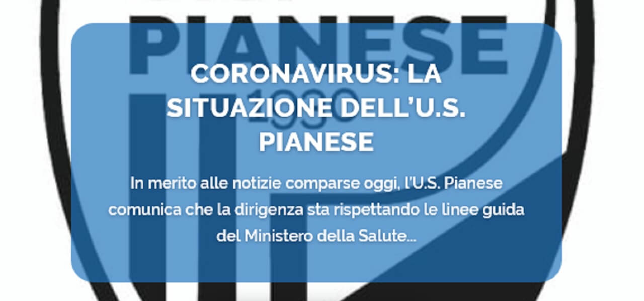 coronavirus pianese