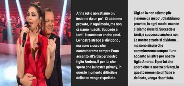 anna tatangelo gigi dalessio si sono lasciati instagram min 640x300