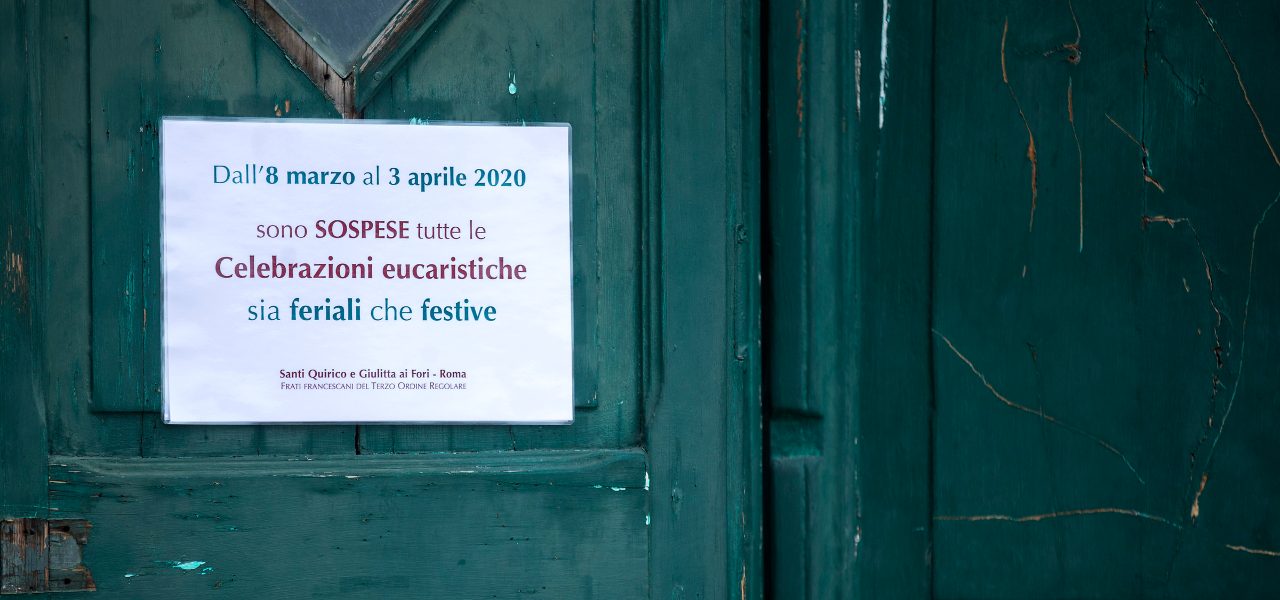 chiese chiuse contagiati Coronavirus