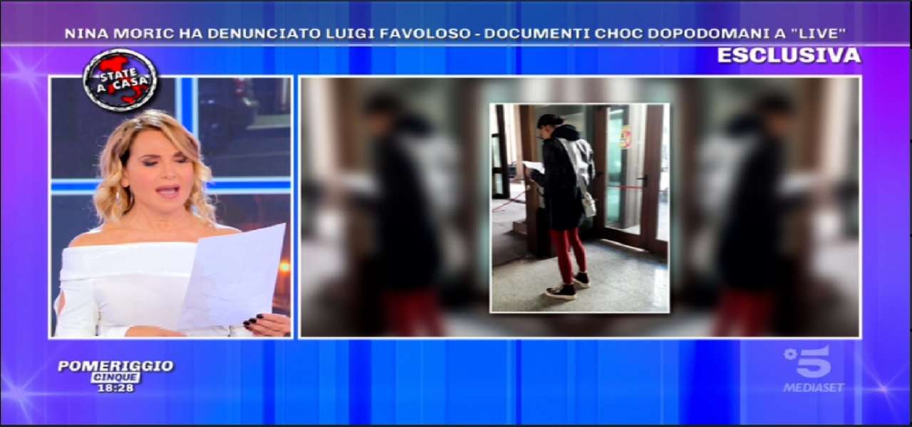 nina moric lettera luigi favoloso