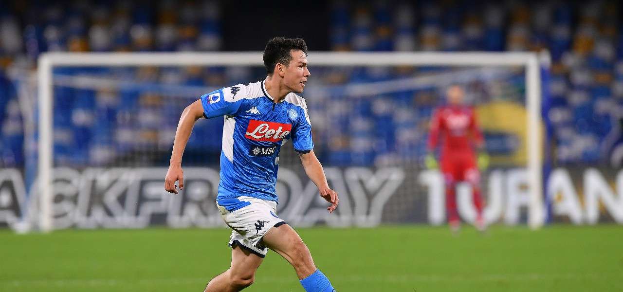 Hirving Lozano Napoli corsa lapresse 2020
