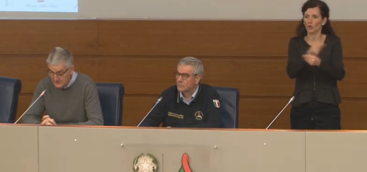 Borrelli e Brusaferro Coronavirus