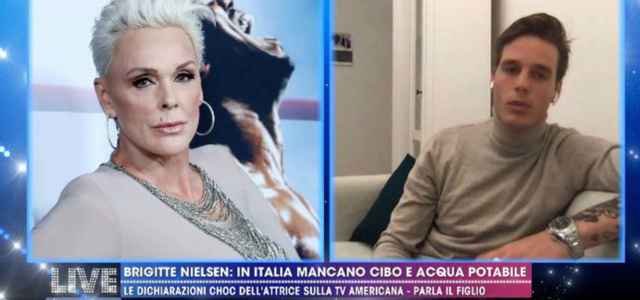 brigitte aron nielsen live non e la durso 640x300