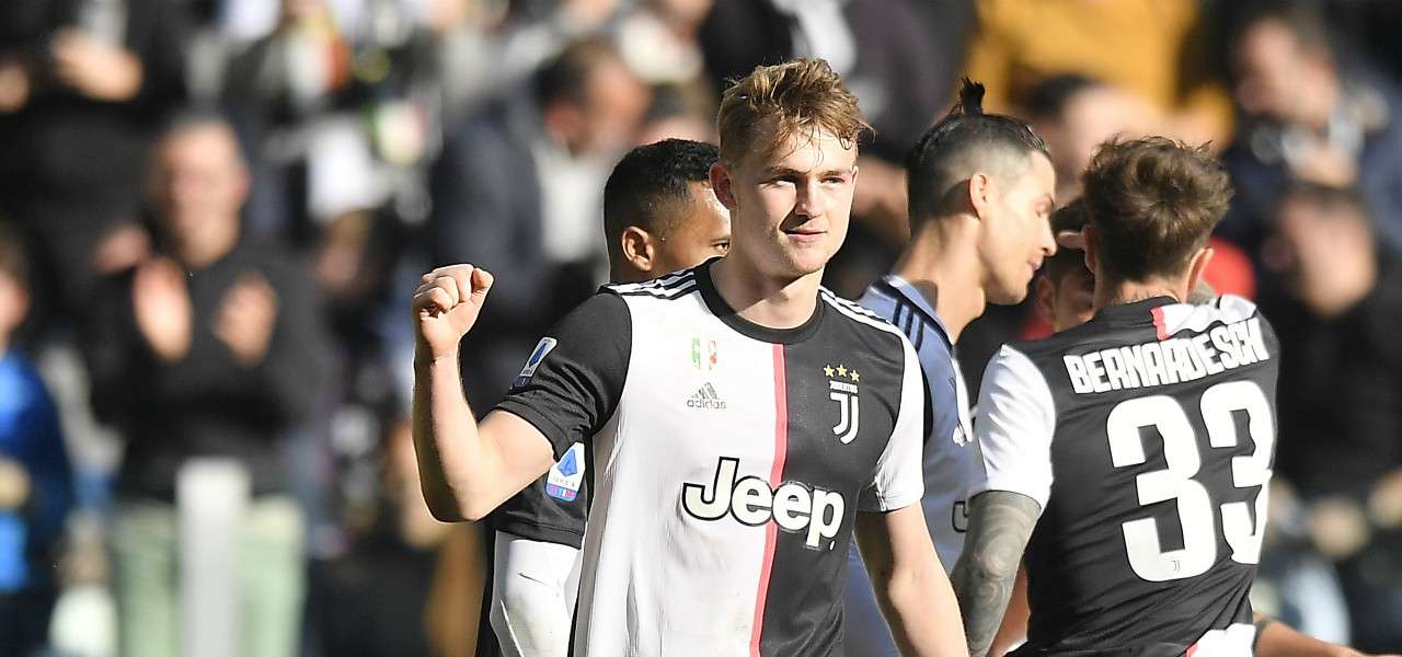 Matthijs De Ligt Juventus esultanza lapresse 2020