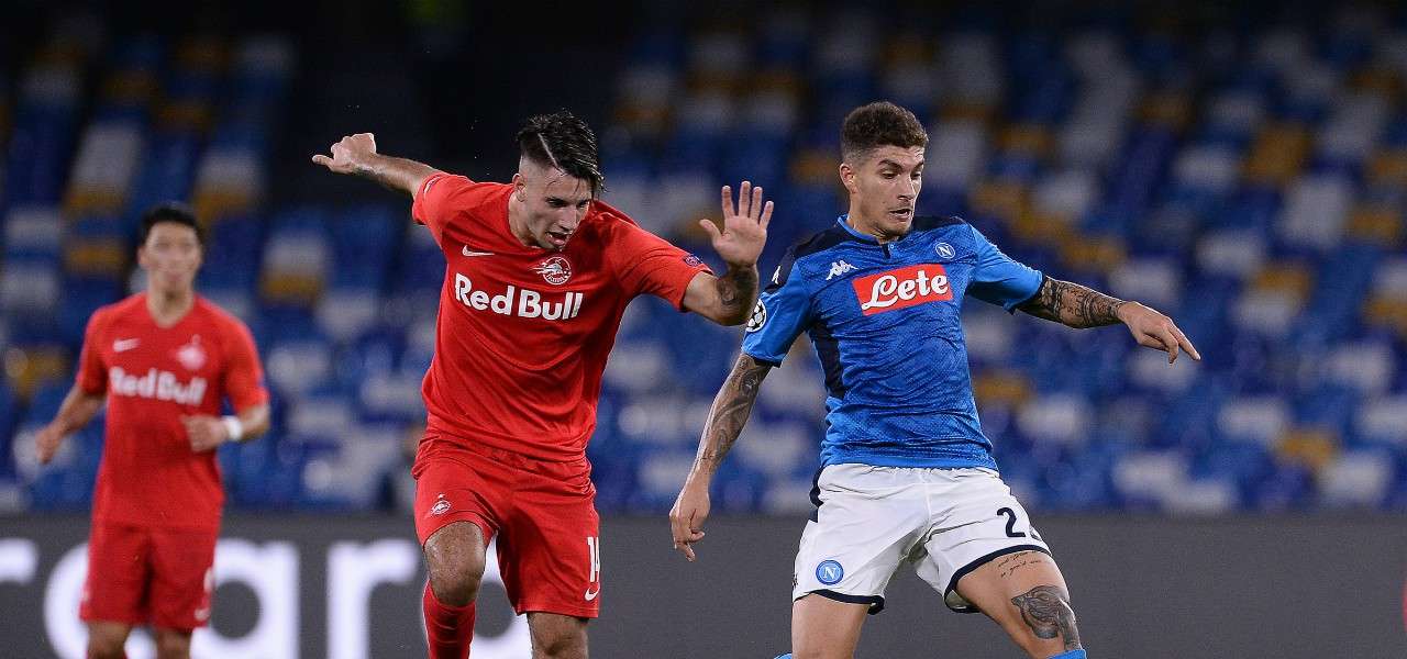 Szoboszlai Di Lorenzo Salisburgo Napoli lapresse 2020