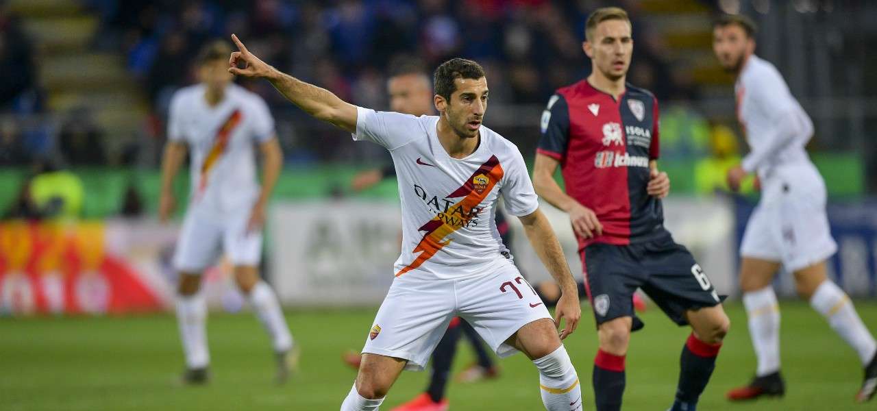 Henrik Mkhitaryan Roma lapresse 2020