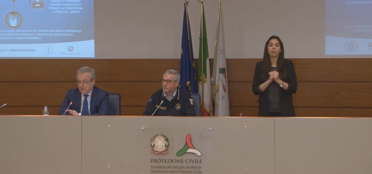 borrelli locatelli protezione civile conferenza