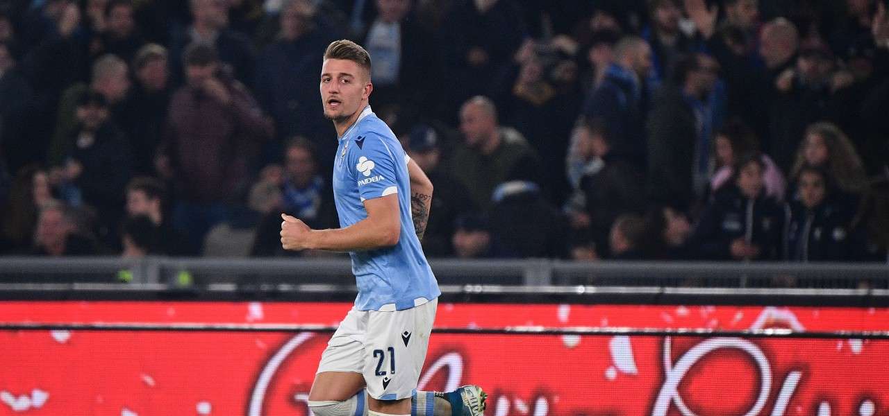 Sergej Milinkovic Savic Lazio corsa lapresse 2020