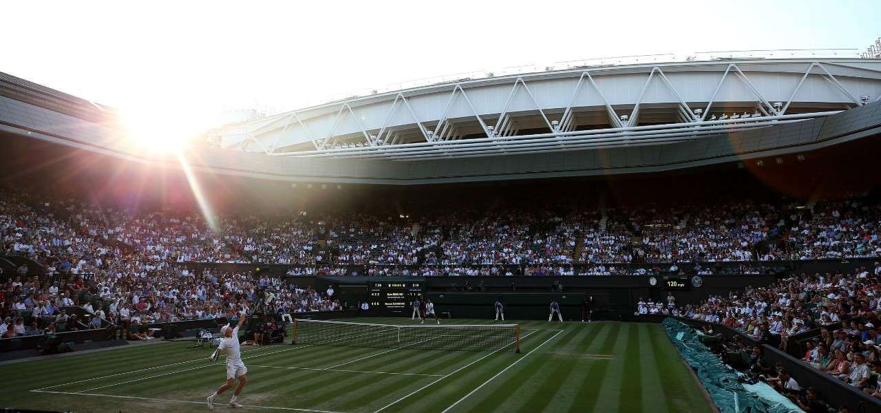 Edmund Djokovic Wimbledon veduta lapresse 2020