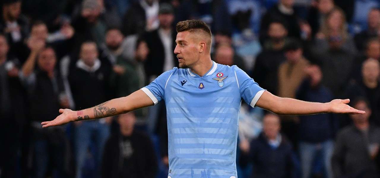 Milinkovic Lazio perplesso lapresse 2020