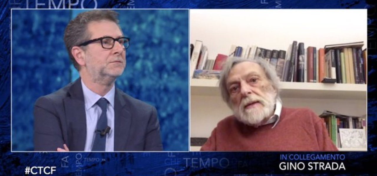 Gino Strada e Fabio Fazio