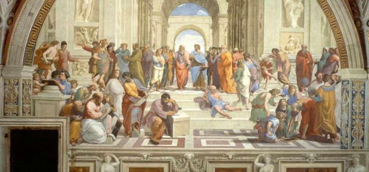 Scuola Atene Raffaello facebook 2020