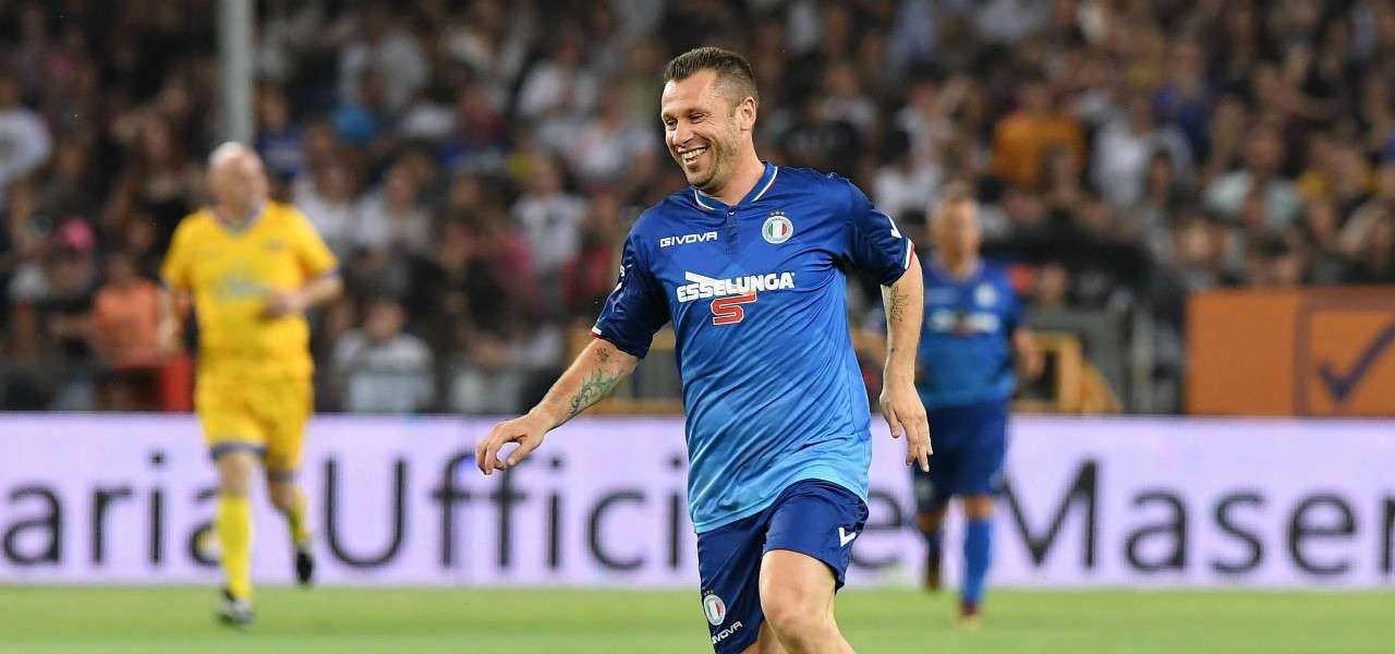 Antonio Cassano partita Cuore lapresse 2020