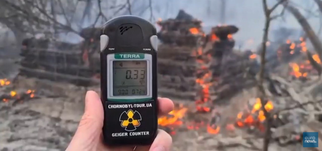 chernobyl radiazioni incendio