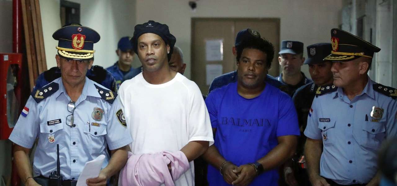 Ronaldinho Roberto arresto lapresse 2020