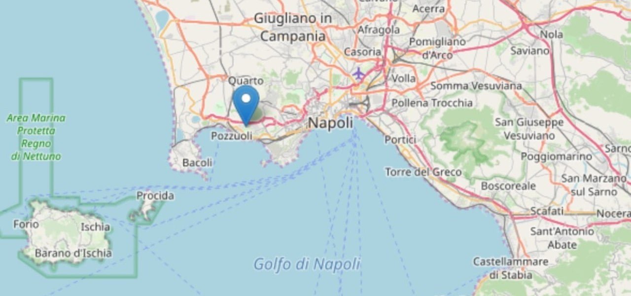 Terremoto Napoli INGV