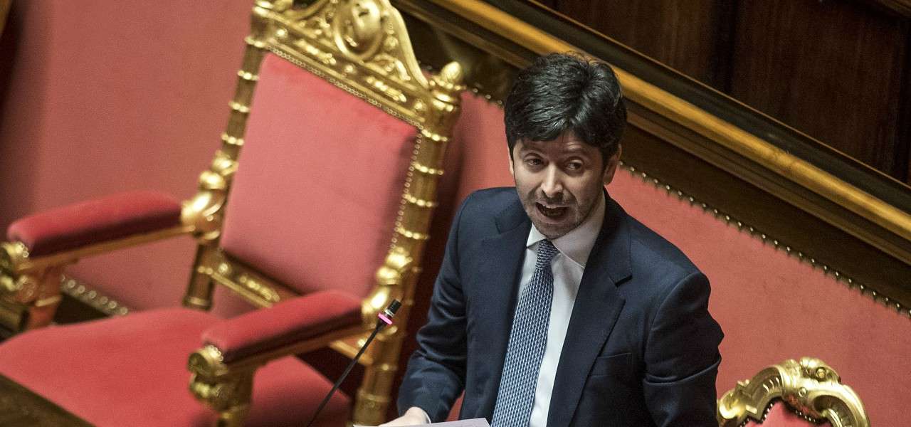 Roberto Speranza Parlamento lapresse 2020