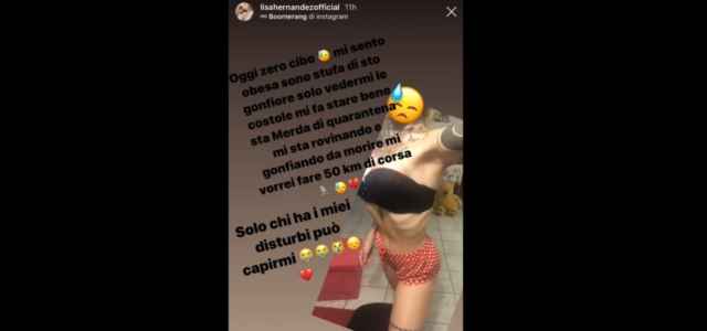 Lisa Hernandez sfogo Instagram 640x300