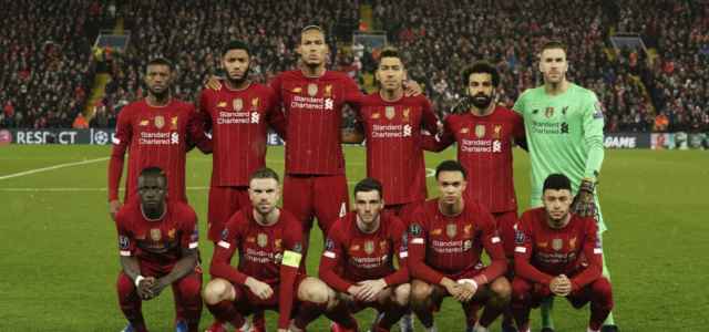 Liverpool schierato Champions League lapresse 2020 640x300
