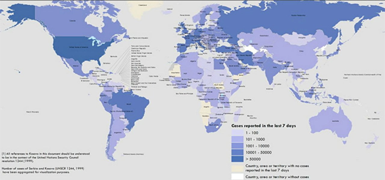 coronavirus mondo oms