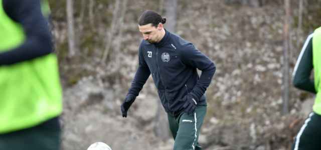 Ibrahimovic allenamento Hammarby lapresse 2020 640x300