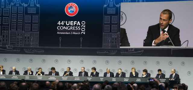 Aleksander Ceferin Uefa congresso lapresse 2020 640x300