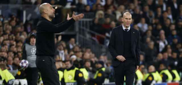Guardiola Zidane sguardo lapresse 2020 640x300