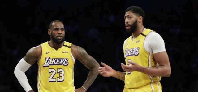 LeBron James Anthony Davis Lakers lapresse 2020 640x300