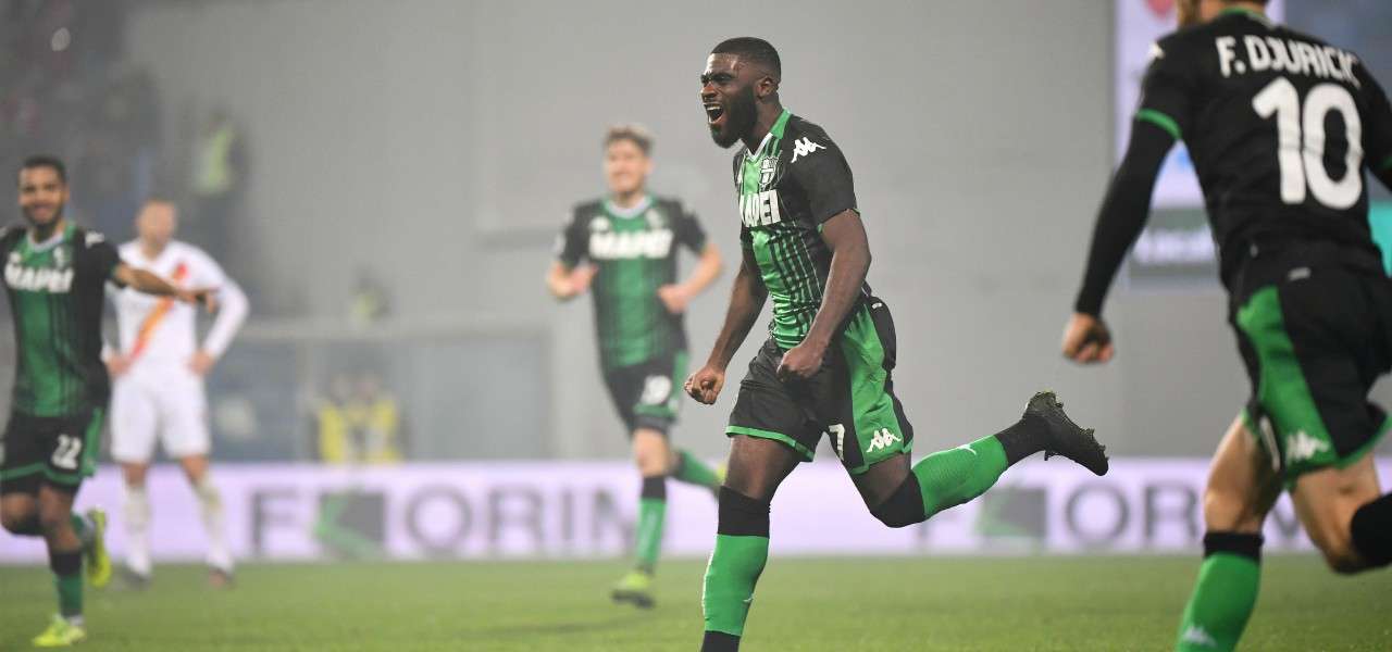 Jeremie Boga gol Sassuolo Roma lapresse 2020