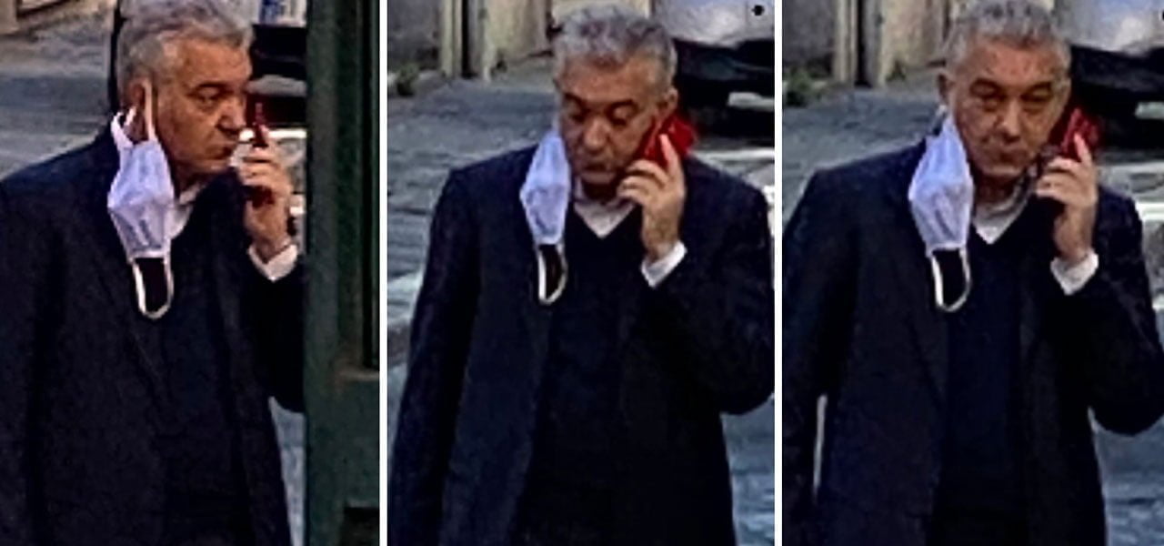 Il commissario Domenico Arcuri senza mascherina