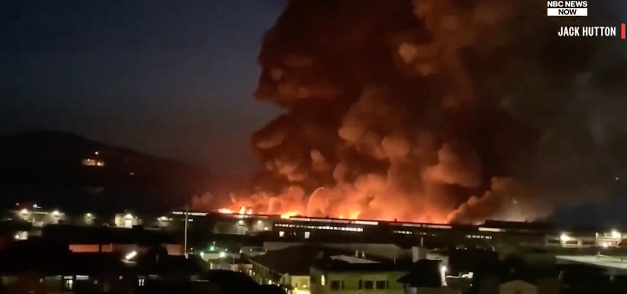 incendio san francisco molo