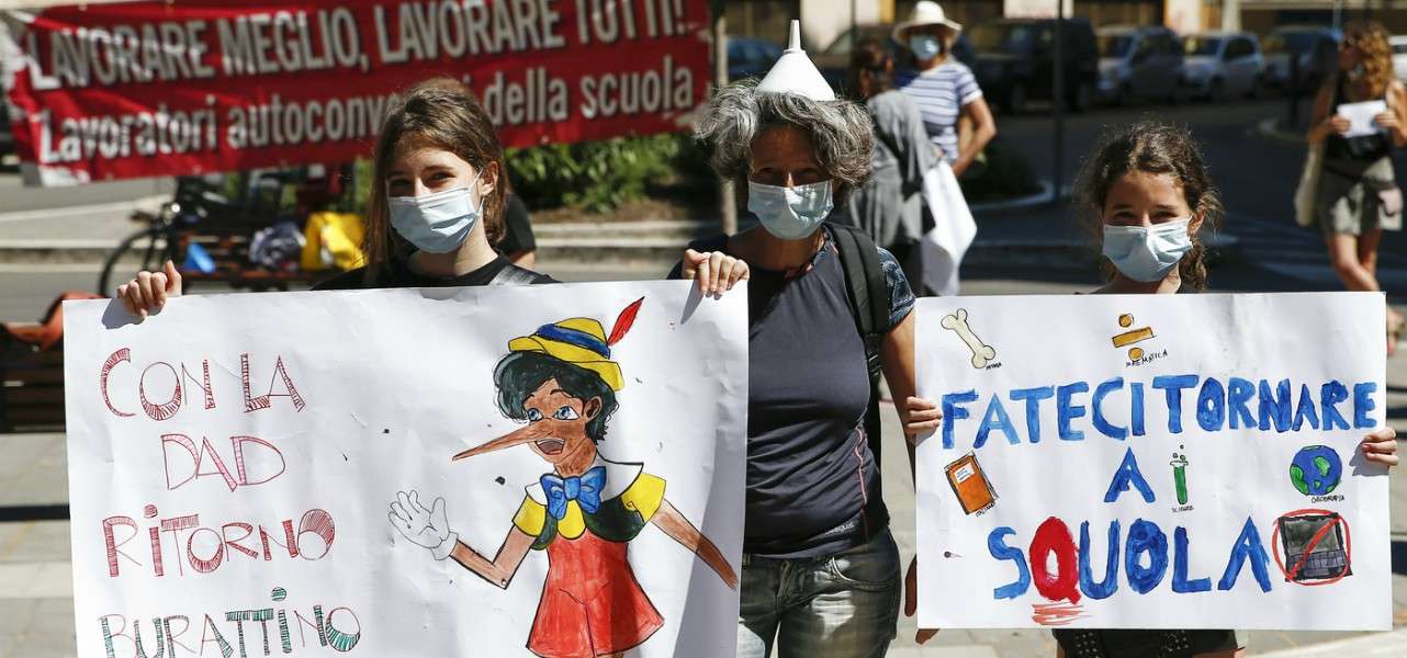 scuola studenti protesta 7 lapresse1280