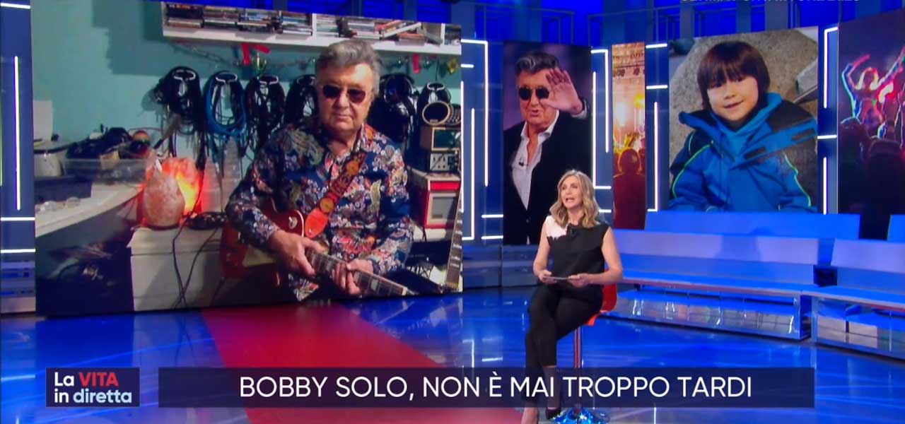 Bobby Solo a "La Vita in Diretta"