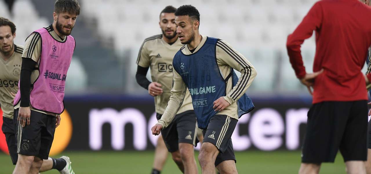 Noussair Mazraoui Ajax allenamento lapresse 2020