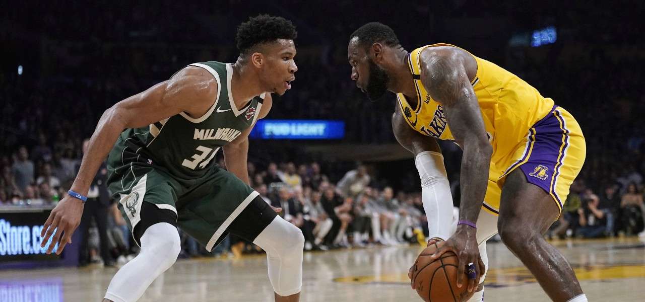 LeBron James Giannis Antetokounmpo Lakers Bucks lapresse 2020