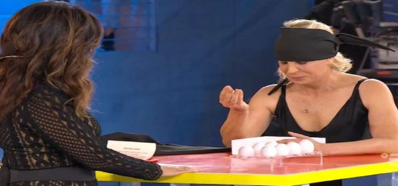 sabrina ferilli maria de filippi uova