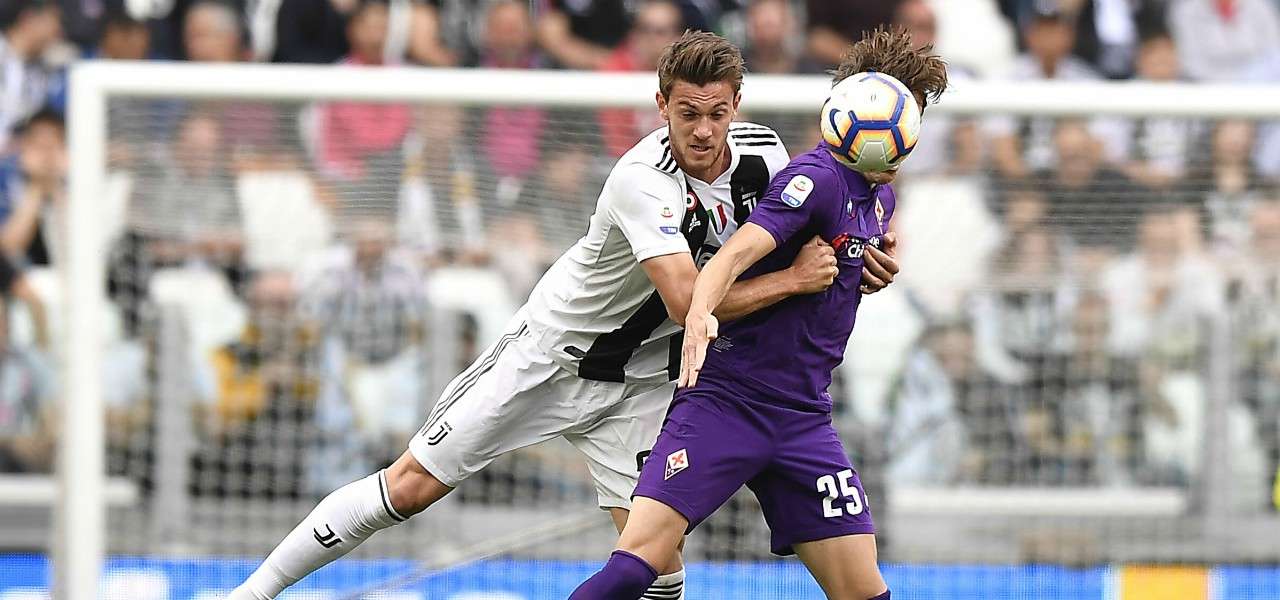 Chiesa Rugani Fiorentina Juventus lapresse 2020