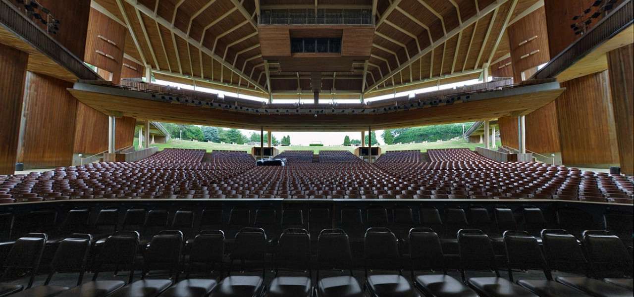 Wolf Trap national park Filene Center inside