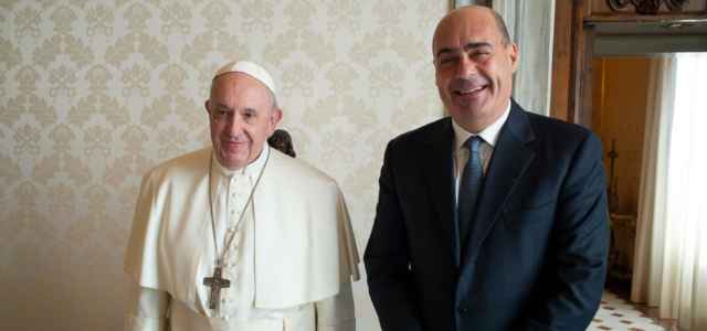 Papa incontra zingaretti