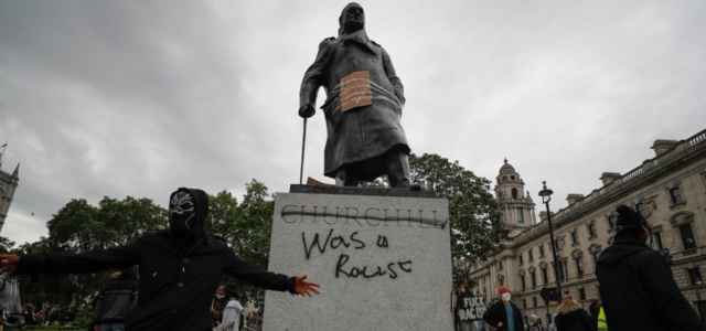 Statua Churchill