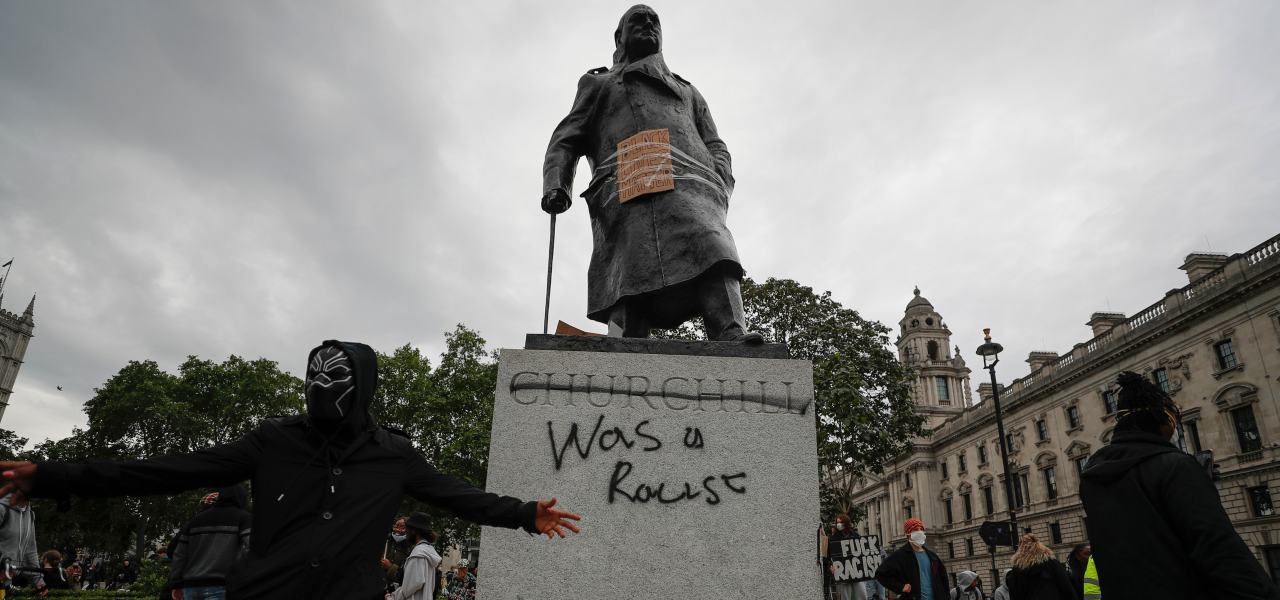 Statua Churchill