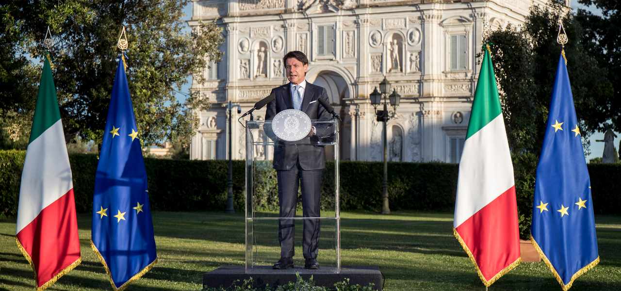 Conferenza stampa Conte