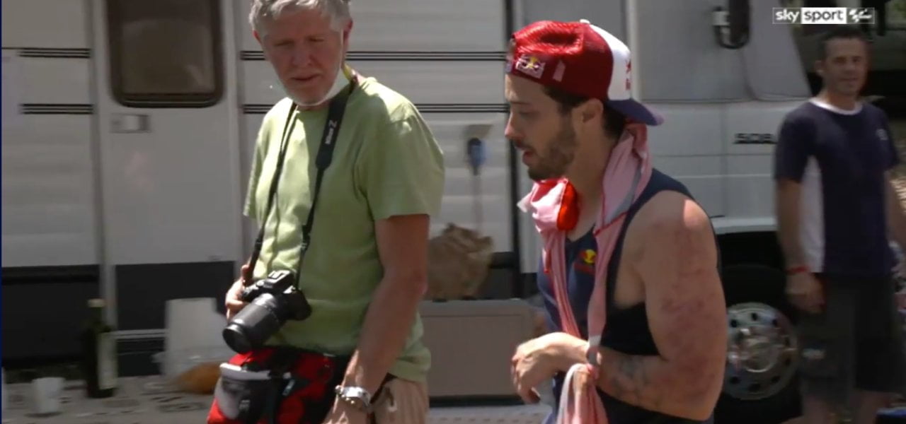 andea dovizioso clavicola sky