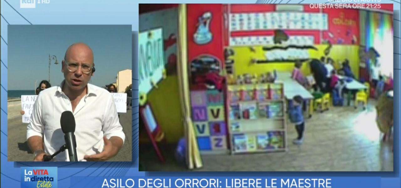bimbi picchiati vita in diretta
