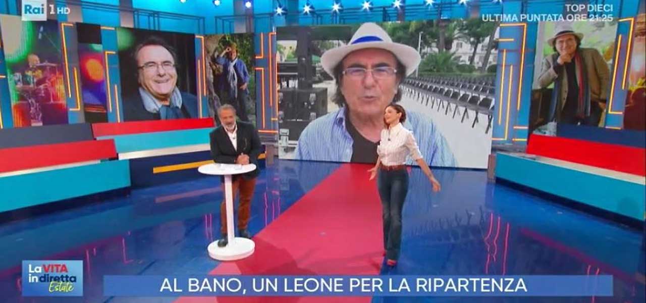 Al Bano a "La Vita in Diretta"