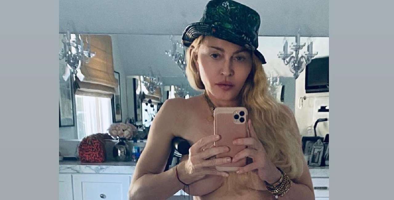 madonna topless instagram