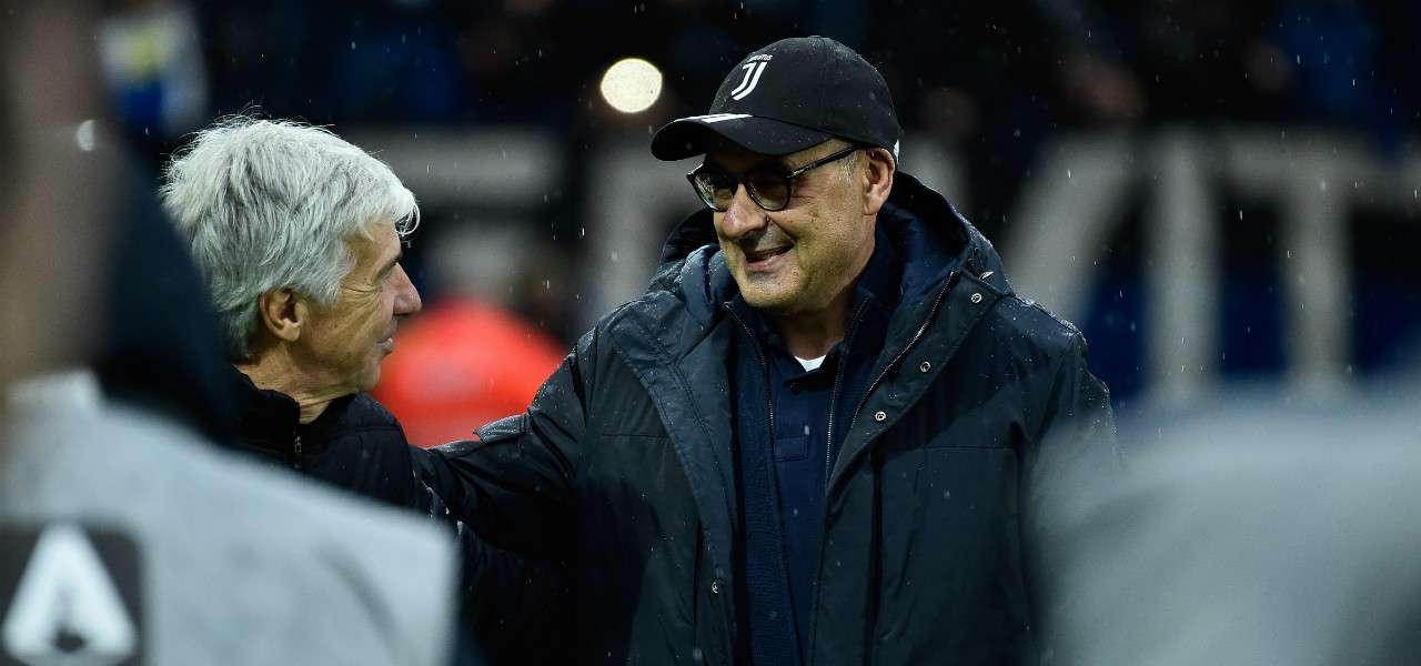 Gasperini Sarri Atalanta Juventus lapresse 2020