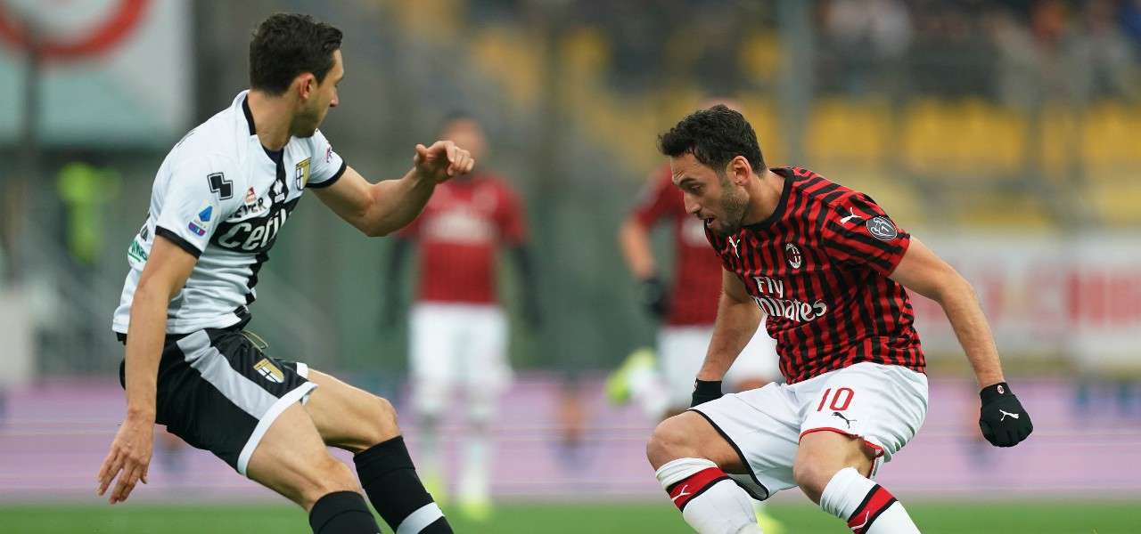Calhanoglu Darmian Milan Parma lapresse 2020
