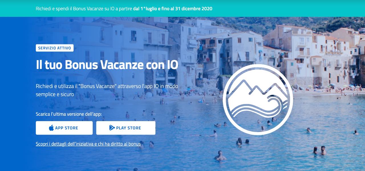 bonus vacanze appIo